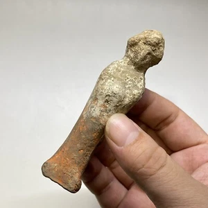 C30 Tang Dynasty pottery court lady figurine( finger-size) 唐代拇指俑 can't stand - Picture 1 of 8