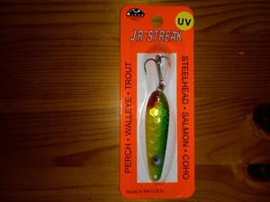 Cuchara de arrastre Silver Streak Jr - cuchara de aleteo ligera - color Kermit ¡NUEVA! - Imagen 1 de 1