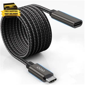 USB C Extension Cable 10FT, USB C Extender Cord Male to Female USB 3.2 Type C 1 - Picture 1 of 7