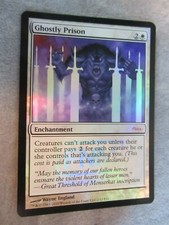 MTG Magic the Gathering - Ghostly Prison - FNM Promo NM Friday Night Magic DCI