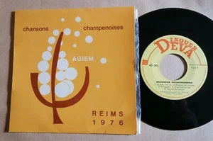 Chansons Champenoises Enfants Kindergarten Péguy Reims 1976 7" EP Deva 45 Ag - Picture 1 of 2