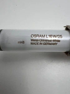 OSRAM, L 16W/25 Weis-Universal-White Florescent Lamp 720 x 26mm Made in Germany - Picture 1 of 4
