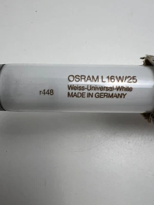 OSRAM, L 16W/25 Weis-Universal-White Florescent Lamp 720 x 26mm Made in Germany - Image 1 of 4