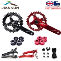 MTB Bike 170mm Crank BB Crankset 104bcd Narrow Wide Sigle Chainring set 32T-42T