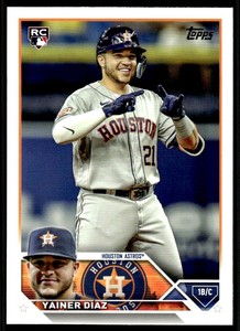 Yainer Díaz 2023 Topps Series 2 E34 RC #635 Houston Astros