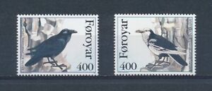 Faroe  Islands  987-8 MNH, Raven, 1995