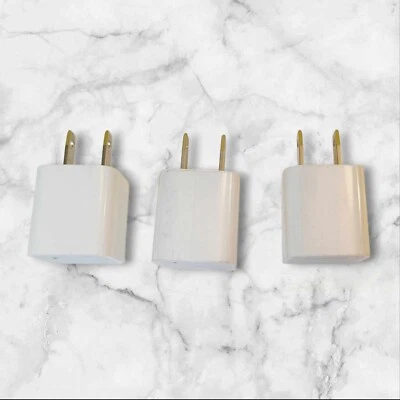 🔥LOT 3X ORIGINAL APPLE A1385 WALL CHARGERS PLUG AC POWER ADAPTER IPOD IPHONE🔥 - Image 1 of 4