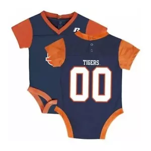 Auburn Tigers NCAA Football INFANT CREEPER Jersey BODYSUIT ~ Toddler 3-6M Navy - Picture 1 of 2