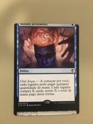 MTG Magic Miscut Misprint Oddities Minds Aglow Commander 2016 FBB NM - Image 1 of 2
