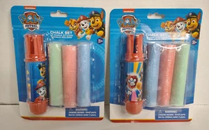 Nickelodeon Paw Patrol Juego de 3 Piezas Tiza para Acera Infantil Lote de 2 Nuevos, Precintados - Imagen 1 de 2