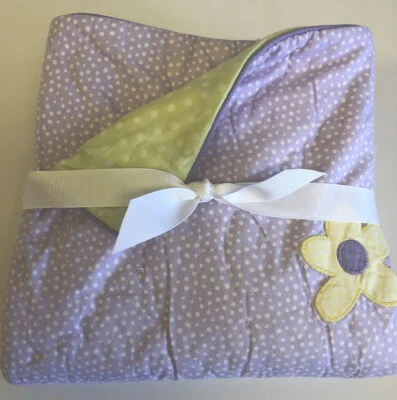 Funda de almohada Pottery Barn Lindsey lavanda floral algodón percal EURO falsa ~ 26"  Foto 1 de 4