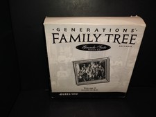 Generations Family Tree Software Grande Suite Version 8.0 Volume 2 PC CD 16-31