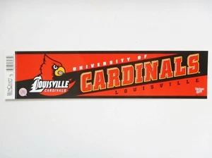 Louisville Cardinals Bumper Sticker/Strip (NCAA)(Wincraft) - Picture 1 of 1