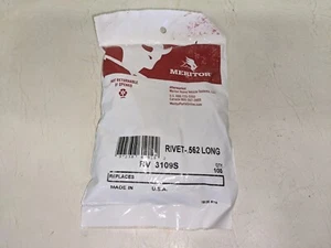 BRAND SPANKIN NEW! MERITOR RV3109S - RIVET-.562 LONG PACK OF 100 (3G) - Picture 1 of 5