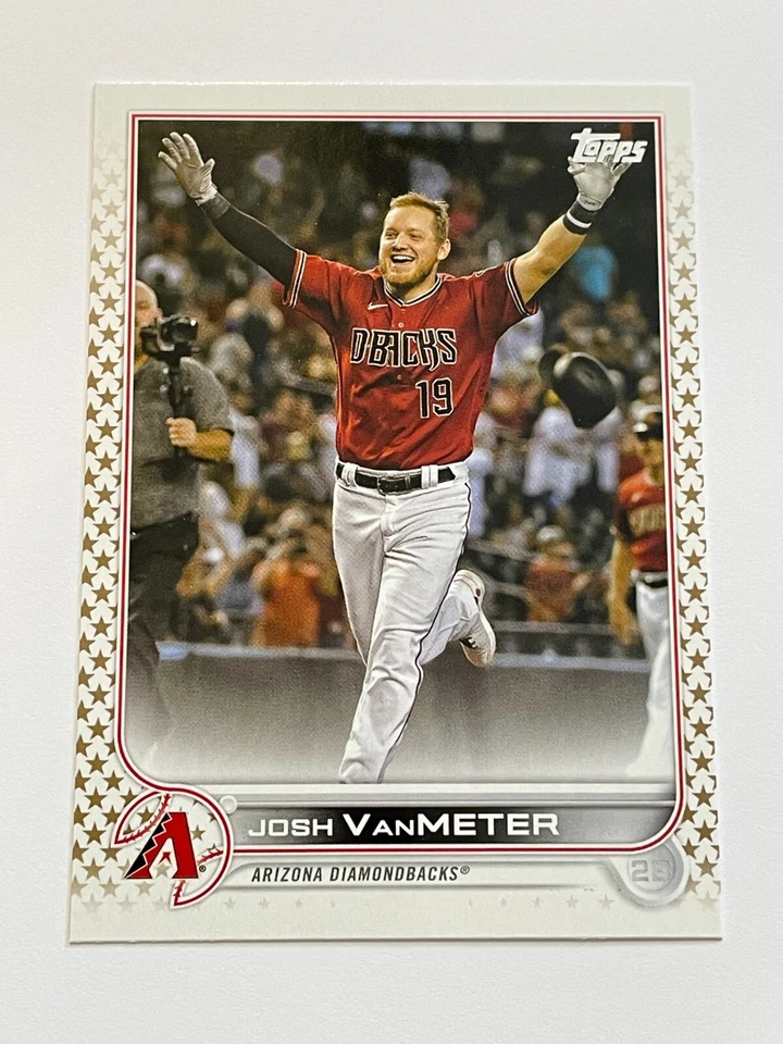 2022 Topps Baseball Gold Stars #534 - Josh VanMeter - Arizona Diamondbacks - Image 1 of 1