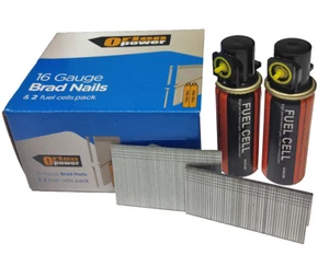 Orion Power 2000 Straight Brad nail+2 fuel cells 16G EG(25-63mm)Paslode IM65/250 - Picture 1 of 3
