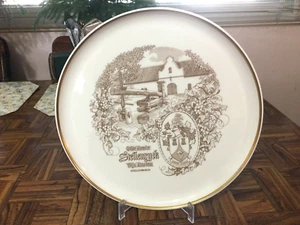 RARO Plato de Porcelana Hugonote Oude Meester Stellenryck Wijn Museo Stellenbosch - Imagen 1 de 6