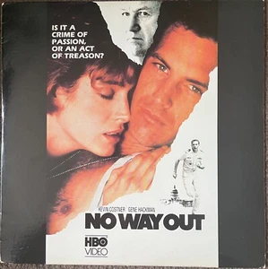 USED NO WAY OUT - 1987 LASERDISC LD / 2 SIDES PAN & SCAN 1:33 (0051) - Picture 1 of 4