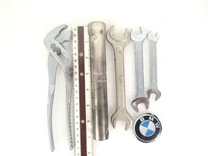 (Mixed Lot of 6) BMW Walter 21 /Plier/ (3) Open End Dual Wrenches/Emblem - Picture 1 of 10