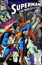 Superman The Man of Steel #2 VF 8.0 1991 Stock Image