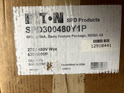 NEW Eaton SPD300480Y1P Surge Protection Device in a Nema 4x Enclosure. - Image 1 of 4
