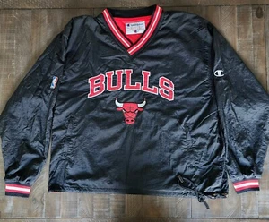 CHAQUETA CORTAVIENTOS VINTAGE AÑOS 90 CHICAGO BULLS JERSEY REVERSIBLE NAILON 3XL - Imagen 1 de 21