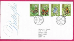 POST OFFICE 1981 FDC - BUTTERFLIES - Shs First Day, BUREAU Edinburgh - Picture 1 of 2