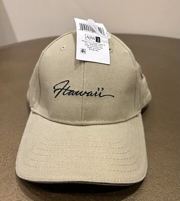 Surfware Hawaiian Classics Ajustable Snapback Caqui Hawaii Gorra Sombrero, Totalmente Nuevo Foto 1 de 4