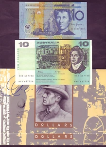 1993 NPA - $ 10 Folder. 1st & Last Issue in embossed folder. CONSECUTIVE Pair - Picture 1 of 5