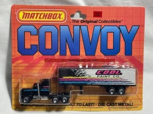 1990 Matchbox CY-9 CONVOY Cool Paint Co Kenworth Aerodyne Semi & Trailer, 1/64 - Picture 1 of 1