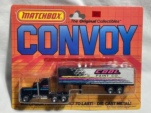 1990 Matchbox CY-9 CONVOY Cool Paint Co Kenworth Aerodyne Semi & Trailer, 1/64 - Image 1 of 1