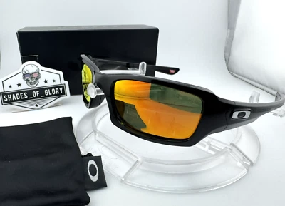 OAKLEY FIVES SQUARED BLACK RUBY AFTERMARKET POLARIZED GALAXY SUNGLASSES OO9238 - Image 1 of 4