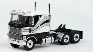 Brekina Ford CLT-9000 COE Truck Tractor Black & White Stripe #85850 HO 1/87Scale - Picture 1 of 6
