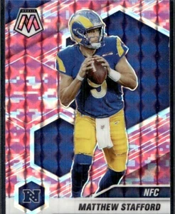 Matthew Stafford - 2021 Panini Mosaic - Pink Mosaic Prizm #205 - Bild 1 von 2