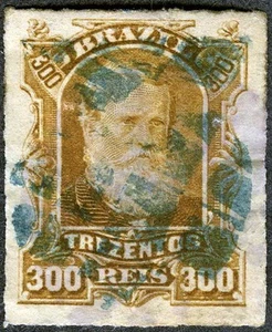 Brasil 1878 Emperador Dom Pedro Usado (SC# 75) - Imagen 1 de 1