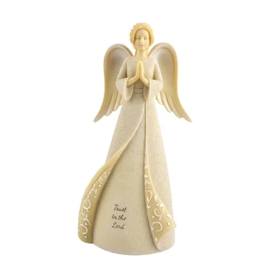 Enesco Foundations Trust in the Lord Prayer Angel Figurine 7.7 Inch - Image 1 of 2