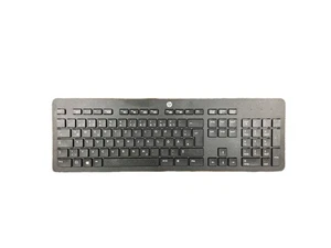 HP KU-1469 803181-041 Slim Tastatur Business QWERTZ USB Kabel Deutsch  - Bild 1 von 6