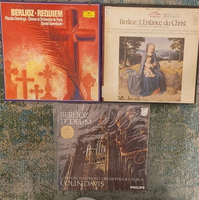 Berlioz - 3 LP / BOX SET LOT.  Te Deum, L'Enfance Du Christ, Requiem  VG++ - Image 1 of 4