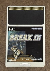 Break In PC Engine HuCard Japan Import US Seller TESTED