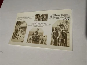 RPPC Polly & Stan Matzke 1945 Seward, neue Weihnachts-Postkarte - Bild 1 von 2