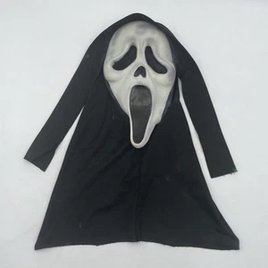 Vintage Ghostface Scream Gen 2 Fun World Div Mask Glows Black Shroud 90s Movie Ghost - Bild 1 von 10