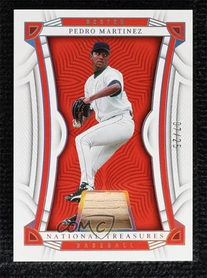 2023 Panini National Treasures Holo Gold /25 Pedro Martinez #40 HOF - Image 1 of 2