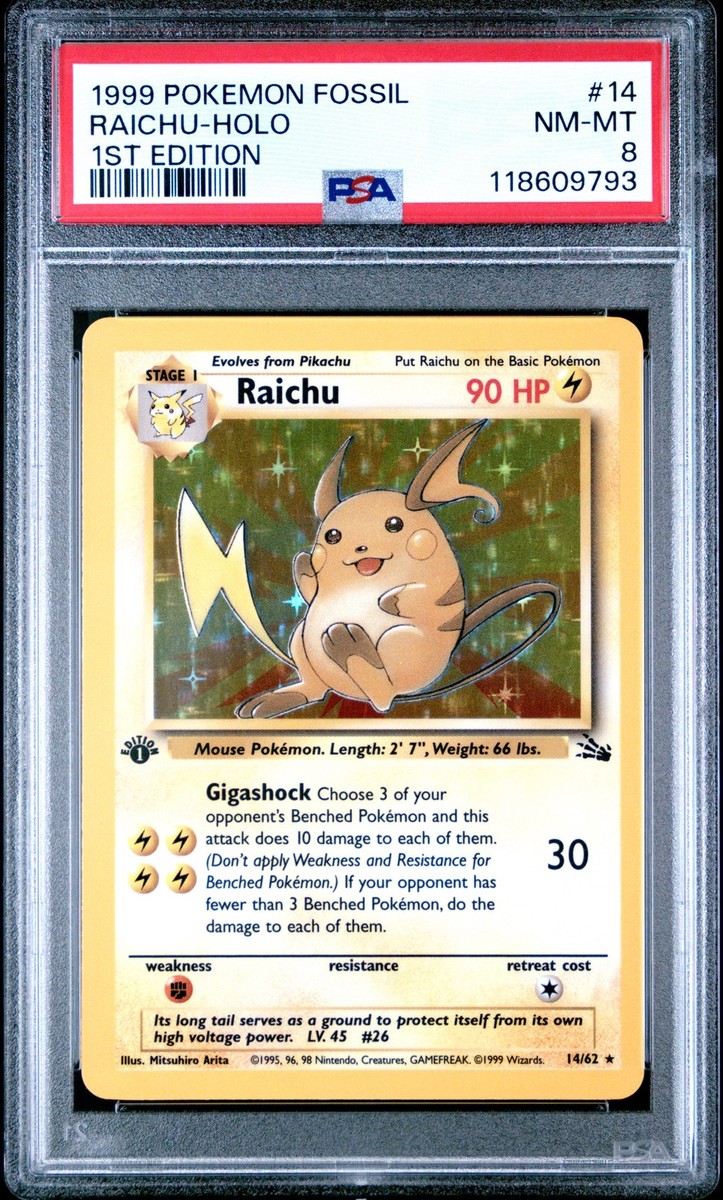 Raichu Pokémon TCG 1st Edition Individual Trading Card Games