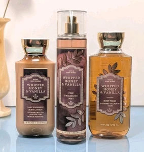 3er Set Whipped Honey Vanilla Duftnebel Waschlotion Bath & Body Works - Bild 1 von 7