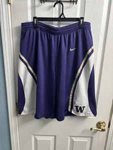 Nike Dri Fit Team Issued Washington Huskies lila Basketballshorts Herren Large " - Bild 1 von 7