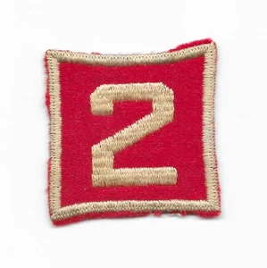 Tropa Número 2 1937-1947 25 Años Veterano Fieltro Boy Scouts of America BSA - Imagen 1 de 2