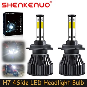 4side H7 Led Headlights Bulb For BMW S1000XR 2015-2017 Motorcycle 6000K White - Picture 1 of 10