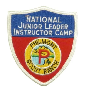 Philmont Scout Ranch National Junior Leader Instructor Camp Patch WHT (NK589) - Picture 1 of 2