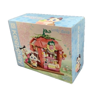 CAT STRAWBERRY HOUSE Bausteine Bausatz mit bebilderter Montageanleitung - Bild 1 von 1