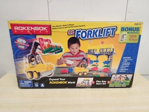 Vintage NIB 2007 Rokenbok System RC Forklift With Warehouse 105 Pieces 04213 - Picture 1 of 3